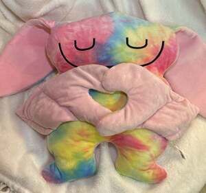 Bumpas Weighted Plush Sprinx Large Tie Dye Rainbow Sensory Hugging Toy